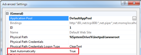 Set Start Automatically to True
