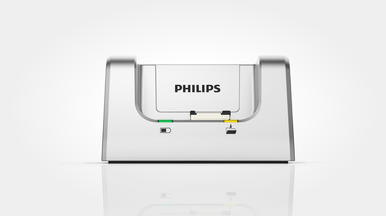 Philips Diktiergerät DPM8000  - Dockingstation zur schnellen Batterieaufladung und freihändigen Aufnahme