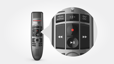 SpeechMike Premium Air Wireless Dictation Microphone SMP4000 | Philips