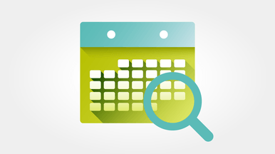 Calendar search for quick and easy retrieval of recordings