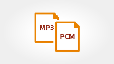 Enregistrement stéréo MP3 et PCM pour une lecture claire et un partage facile des fichiers
