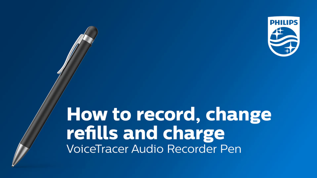 How to record, change refills and charge your VoiceTracer Audio Recorder Pen