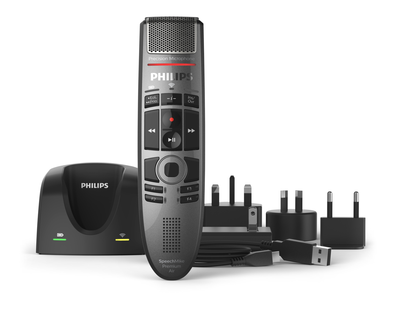 Diktiermikrofon von Philips SpeechMike Premium Air SMP4000 Drucktaste