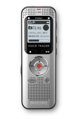 Grabadora de audio VoiceTracer con el software de conversión de voz a texto en la nube de Sembly